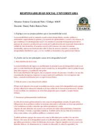 Responsabilidad Social Universitaria: Preguntas y Ejercicios