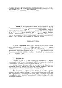 Ação Monitória: Empresa X cobra R$ 108.515,60 da Empresa Y por serviços e licenças
