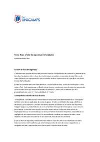e fator de segurança em fundações