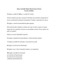 Prova agricola 5 º semestre