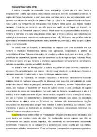 Resumo Margareth Mead