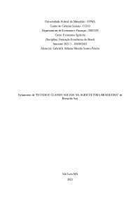 Fichamento "Estado e classes sociais na agricultura brasileira" de Bernardo Sorj