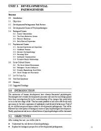 Psychopathology Block 1 Unit-3