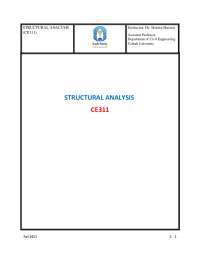 Introduction to Structural Analysis: Elements, Types, and Loads in Civil Engineering