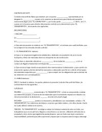 Contrato de Flete: Acuerdo entre ____________ y _____________ S. de R.L. de C.V.