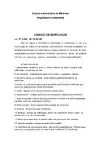Regulamento da Construção e Urbanismo em Jataí: Definições e Terminologia
