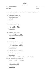 Math of Investment Simple Interest