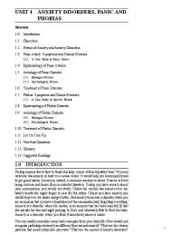 Psychopathology Block-2 Unit-1