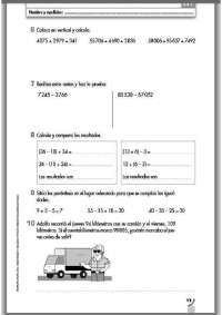 Matematicas 4 primaria - Docsity