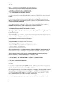 Apuntes tema 4 Teoria del derecho - Docsity