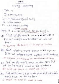 Chapter Coding Decoding of Reasoning - Docsity