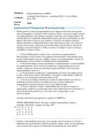 Gabarito Av final Prova Empreendedorismo