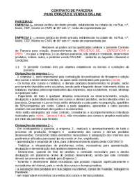 Contrato prestação de serviços redes sociais
