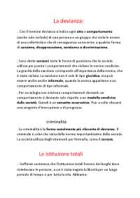 Le istituzione totali Docsity