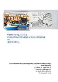 Arbeitsheft „Anekdote Zur Senkung Der Arbeitsmoral“ von Heinrich Böll
