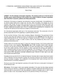 EU Law institutions summary