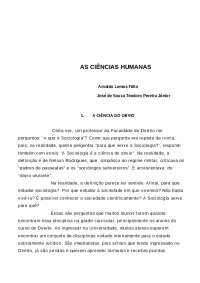 Contribuição da Sociologia para o Conhecimento da Vida Humana: Reflexões de Darcy Ribeiro