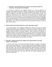 Customs of the Tagalog