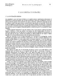 "LOS SOFISTAS Y SOCRATES". PDF