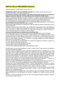 Appunti di diritto della previdenza sociale unipd