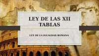 las XXII tablas en el derecho romano
