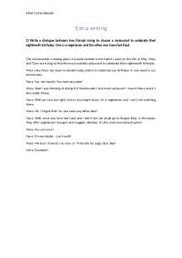 EJEMPLOS DE WRITING (selectividad) - Docsity