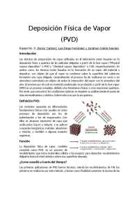 Deposicion Fisica de Vapor