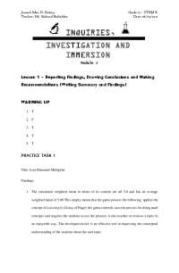 The Impact of Stress on Academic Performance: A High School Research Project