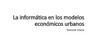 La infromatica en la Economia