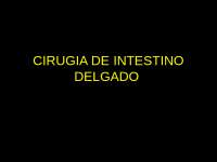 Cirugía del intestino