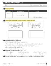 Tema 5 de matemáticas básicas para primaria - Docsity