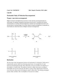 Mechanism of pincol-pinacolone and various naming reactions by mohammad nadeem parray