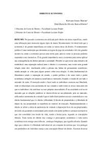 A Importância da Economia no Direito: Um Olhar a partir do Liberalismo