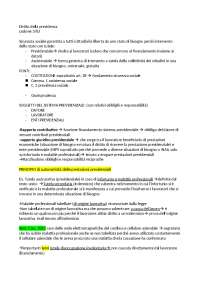 Diritto del Lavoro: Previdenza Sociale e Assistenza Sociale - Prof. Vincieri