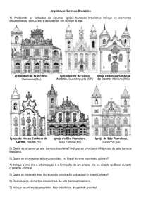 Prova Estilo Barroco