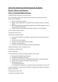 Apuntes sistemas políticos de europa curso 2020/2021