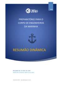 Resumo de Fisica Dinamica Particula, cinematica e forca centrípeta