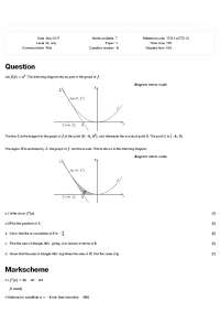 Ib math integration questions | Exams Mathematics - Docsity