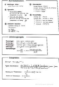 Lernzettel Analysis ( Abitur )