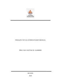 Produção Textual Interdisciplinar: Banco de Dados e Desenvolvimento Web