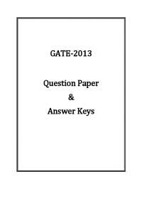 GATE 2013 Exam Analysis for Computer Science Section