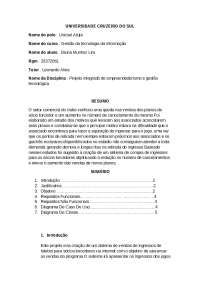 Projeto De Gestão Da Tecnologia