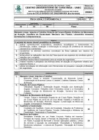 Curso de Engenharia Básica: Física Aplicada II - UNEC