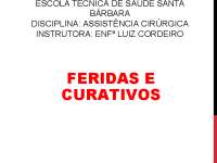 Feridas oclusivas edema oclusivas