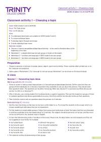 question preparacion exam trinitytrinity gradev5 y 6 apuntes de ingles docsity