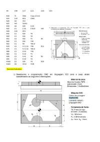 CNC - Parametrização e subrotinas