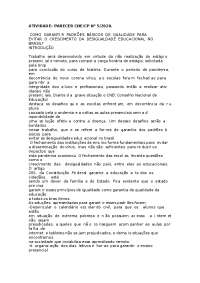 Garantindo Qualidade Educacional no Brasil durante a Pandemia de COVID-19