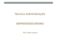 EMPREENDEDORISMO - o que é empreendedorismo
