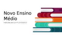 Novo ensino médio, nova reforma