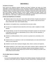 The Interrelation and Differences Between Literature and History: An Exploration
